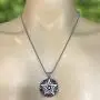 Wicca Jewelry Celtic Pentagram Pentacle Star Red Blood Crystal Gem Wiccan Pagan Witch Magic Healing Protection Amulet Pewter Mens Womens Pendant Necklace Charm for Men Women Silver Ball Chain Wicca Jewelry Celtic Pentagram Pentacle Star Red Blood Crystal Gem Wiccan Pagan Witch Magic Healing Protection Amulet Pewter Mens Womens Pendant Necklace Charm for Men Women Silver Ball Chain