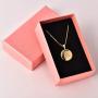 Initial Name Necklace 14K Gold Pendant Chain for Women Letter Necklace for Teen Girls