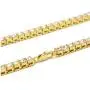 Starryinter 14K Gold Plated Iced Out Tennis Chain Mens Hip Hop Necklace with Size and Color Selectable-DL223