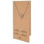 Quan Jewelry Music Gifts for Women Treble Clef Heart Pendant Necklace, Musical Jewelry for Music Lovers Adjustable Music Necklace from 16-in to 18-in