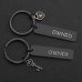 MAOFAED Couple Keychain Set Owner and Owned Keychain BDSM Gifts Daddydom Gift DDLG Gifts Babygirl Gift Couple Gift