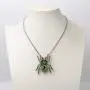 Womens Spider Necklace Pin Brooch 2 in 1 - Pendant with Couple Stainless Steel Necklaces 18'' & 20'' - Halloween Costume Accessories for Women Teen Girls Womens Spider Necklace Pin Brooch 2 in 1 - Pendant with Couple Stainless Steel Necklaces 18'' & 20'' - Halloween Costume Accessories for Women Teen Girls