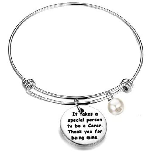 AKTAP Caregiver Gifts It Takes a Special Person to Be a Carer Babysitter Bracelet Nanny Gifts Thank You Jewelry Gift