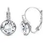 Sllaiss Austrian Crystals Bella Earrings For Women Solitaire Leverback Earrings Dainty Wedding Drop earrings Bridal Jewelry White Gold Palted Sllaiss Austrian Crystals Bella Earrings For Women Solitaire Leverback Earrings Dainty Wedding Drop earrings Bridal Jewelry White Gold Palted