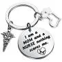 PENQI Nurse Mom Gift Jewelry I Am a Mom and A Nurse Nothing Scares Me Nursing Keychain Nurse Mom Gifts from Son Daughter PENQI Nurse Mom Gift Jewelry I Am a Mom and A Nurse Nothing Scares Me Nursing Keychain Nurse Mom Gifts from Son Daughter