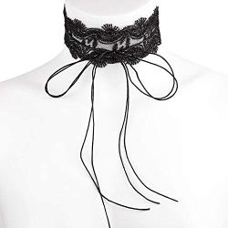 Lux Accessories Tan Blush Crochet Lace Faux Suede Wrap Long String Statement Choker Necklace