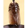 Ice Obsidian Amulet Pendant Necklace for Women and Wen with Bead Chain