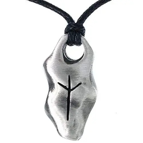 Nordic Norse Viking Jewelry Algiz Z-X Protection Amulet Health Happiness Element Air Elder Futhark Rune Symbol Runic Silver Pewter Mens Boys Pendant Necklace for men W adjustable Cord Nordic Norse Viking Jewelry Algiz Z-X Protection Amulet Health Happiness Element Air Elder Futhark Rune Symbol Runic Silver Pewter Mens Boys Pendant Necklace for men W adjustable Cord