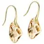 Neoglory Jewelry 14k Gold Plated Champagne Crystal Drop Pierced Earrings Mothers day Gift embellished with Crystals from Swarovski Neoglory Jewelry 14k Gold Plated Champagne Crystal Drop Pierced Earrings Mothers day Gift embellished with Crystals from Swarovski