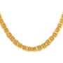 Jewelry Kingdom 1 Byzantine Chain Necklace or Bracelet for Men and Women, Thick of 8mm, Length of 7-30inches (Color of 14K Gold or Sterling Silver)