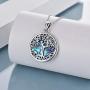 Sterling Silver Abalone Shell Tree of Life Gymnastist Necklace Gifts Gymnast Pendant Jewelry Gymnastics Inspirational Team Gifts for Gymnast Women
