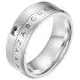 JAJAFOOK 8MM Mens Stainless Steel Alphabet Number Spinner Ring Decoder Design Silver, Black, Gold JAJAFOOK 8MM Mens Stainless Steel Alphabet Number Spinner Ring Decoder Design Silver, Black, Gold
