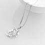 omodofo Family Jewelry Gift Big Middle Sister Little Sis Set of 3 Sisters Pendant Necklace for Sisters