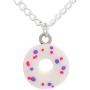 MJartoria Best Friend Necklaces Colorful Doughnut Best Friends Forever Friendship BFF Necklaces Set of 4 Gifts for Girls