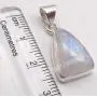 SilverStarJewel Blue Rainbow Moonstone Pendant 2.8 cm Solid Sterling Silver Made In India SilverStarJewel Blue Rainbow Moonstone Pendant 2.8 cm Solid Sterling Silver Made In India