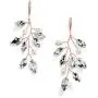 Mariell Bridal and Wedding Rose Gold Handmade Dangle Earrings, Crystal Gems and Petite Freshwater Pearls Mariell Bridal and Wedding Rose Gold Handmade Dangle Earrings, Crystal Gems and Petite Freshwater Pearls