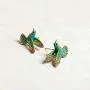 Exquisite Punk Enamelled Hummingbird Bird Crystal Rhinestone Stud Post Earrings For Women Girls Exquisite Punk Enamelled Hummingbird Bird Crystal Rhinestone Stud Post Earrings For Women Girls
