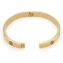 Oval Pave Crystal CZ Bracelet Men&Women Designer Bangle Stainless Steel Jewelry 7.5