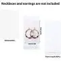 300 Set Necklace Earring Display Cards with 300 Pieces Self-Sealing Bags for Stud Earrings Dangle Earrings Pendant Earrings Necklace Chain (White) 300 Set Necklace Earring Display Cards with 300 Pieces Self-Sealing Bags for Stud Earrings Dangle Earrings Pendant Earrings Necklace Chain (White)