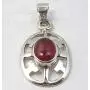 SilverStarJewel 925 Solid Sterling Silver Carnelian Celtic Pendant 1.2'' Fashion Stone SilverStarJewel 925 Solid Sterling Silver Carnelian Celtic Pendant 1.2'' Fashion Stone