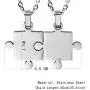 Godyce Puzzle Necklace 289 Piece Best Friends BFF - Stainless Steel Jewelry with Gift Box