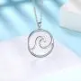 Womens Ocean Wave Necklace Earrings Set 925 Sterling Silver Sea Beach Jewelry Set Girls Boho Jewelry Sea Jewelry for Surfer Beach Lover Gift Womens Ocean Wave Necklace Earrings Set 925 Sterling Silver Sea Beach Jewelry Set Girls Boho Jewelry Sea Jewelry for Surfer Beach Lover Gift