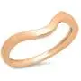 DazzlingRock Collection 10K Gold Ladies Anniversary Wedding Stackable Contour Band Guard Ring DazzlingRock Collection 10K Gold Ladies Anniversary Wedding Stackable Contour Band Guard Ring