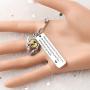 SEIRAA Dispatcher Gifts Thin Gold Line Gift 911 Operators Dispatcher Appreciation Gift Keychain EMT Medical Alerts Jewelry