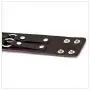 Nsitbbuery Hip Hop Alloy Cuff Wristband Wide Leather Bracelet Nsitbbuery Hip Hop Alloy Cuff Wristband Wide Leather Bracelet