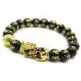 Feng Shui Prosperity 10mm Hand Carved Mantra Bead Bracelet with Color Changed Pi Xiu/Pi Yao Attract Wealth and Good Luck Feng Shui Prosperity 10mm Hand Carved Mantra Bead Bracelet with Color Changed Pi Xiu/Pi Yao Attract Wealth and Good Luck