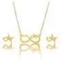 Gold Plated Stainless Steel EKG Actual Heartbeat Love Cardiogram Earring Necklace 2 Pack Set Cute Lifeline Pulse Cardiogram Pendant Necklace Stud for Women Valentines Day Jewelry Set Gifts Gold Plated Stainless Steel EKG Actual Heartbeat Love Cardiogram Earring Necklace 2 Pack Set Cute Lifeline Pulse Cardiogram Pendant Necklace Stud for Women Valentines Day Jewelry Set Gifts