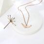 SENFAI Stainless Steel Save Narwhal Bar Necklace Custom Name Jewelry for Girls