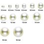14k Gold 8-8.5mm Round Freshwater Cultured Pearl Rope Chain Pendant Necklace, 18''
