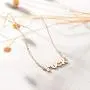 VACRONA Gold Personalized Necklace Nameplate Necklace 14K Gold Plated Choker Necklaces Dainty Clavicle Necklace Charm Jewelry Gift for Women VACRONA Gold Personalized Necklace Nameplate Necklace 14K Gold Plated Choker Necklaces Dainty Clavicle Necklace Charm Jewelry Gift for Women