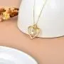 SISGEM 14k Solid Gold Heart Necklace,Infinity Necklace for Women,0.55 Carat(CTTW ) Moissanite Heart Pendant Necklace Women Birthday Jewelry Necklaces for Girls 18(Yellow, 14K-gold) SISGEM 14k Solid Gold Heart Necklace,Infinity Necklace for Women,0.55 Carat(CTTW ) Moissanite Heart Pendant Necklace Women Birthday Jewelry Necklaces for Girls 18(Yellow, 14K-gold)
