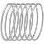 Edforce Stainless Steel Glossy Thin Round Bangle Bracelet Set for Women, Set of 7 Edforce Stainless Steel Glossy Thin Round Bangle Bracelet Set for Women, Set of 7