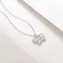 FANCIME Valentines Day Gifts 925 Sterling Silver White Created Opal Butterfly Necklace Cubic Zirconia CZ Fine Jewelry Gifts For Women Girls 16+2'' Extender (Butterfly)
