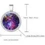 Galaxy Necklace 14k Gold Plated Tennis Chain Universe Pendant Bling Iced CZ Nebula Necklace for Women Men, 18'' + 2'' Inches Galaxy Necklace 14k Gold Plated Tennis Chain Universe Pendant Bling Iced CZ Nebula Necklace for Women Men, 18'' + 2'' Inches