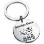 AKTAP Shark Gift Grandpa Shark Keychain for Him Grandpa Jewelry from Granddaughter Grandson AKTAP Shark Gift Grandpa Shark Keychain for Him Grandpa Jewelry from Granddaughter Grandson