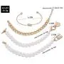 ZHUPI Women Gothic Gold Coin Imitation Pearl Star Shell Lock Buckle Bracelet Set Fashion Jewelry Bangles Pearl Bracelet(A) ZHUPI Women Gothic Gold Coin Imitation Pearl Star Shell Lock Buckle Bracelet Set Fashion Jewelry Bangles Pearl Bracelet(A)