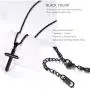 PROSTEEL Minimalist Cross Necklace for Men Women, 316L Stainless Steel,Gold/Silver/Black/Rose Gold/Blue Tone, Hypoallergenic Jewelry, Customize Available, Come Gift Box PROSTEEL Minimalist Cross Necklace for Men Women, 316L Stainless Steel,Gold/Silver/Black/Rose Gold/Blue Tone, Hypoallergenic Jewelry, Customize Available, Come Gift Box