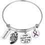 SEIRAA CHD Awareness Jewelry Heart Disease CHD Warrior Gift CHD Messed with The Wrong Chick Bracelet