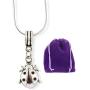 Ladybug Necklace | Ladybug Gifts for Women a Great Ladybug Charm compatible with Pandora that makes Wonderful Ladybug Gifts for Adults or a Ladybug Necklace for Girls on a Silver Plated Snake Chain