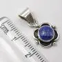 SilverStarJewel 925 Sterling Silver 7 x 7 mm Lapis Lazuli Pendant 2.3 cm Handmade Gift SilverStarJewel 925 Sterling Silver 7 x 7 mm Lapis Lazuli Pendant 2.3 cm Handmade Gift