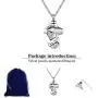 YSAHan Praying Hands Cross Urn Necklaces Ashes Cremation Memorial Stainless Steel Keepsake Pendant Jewelry Forever in My Heart for Women Men