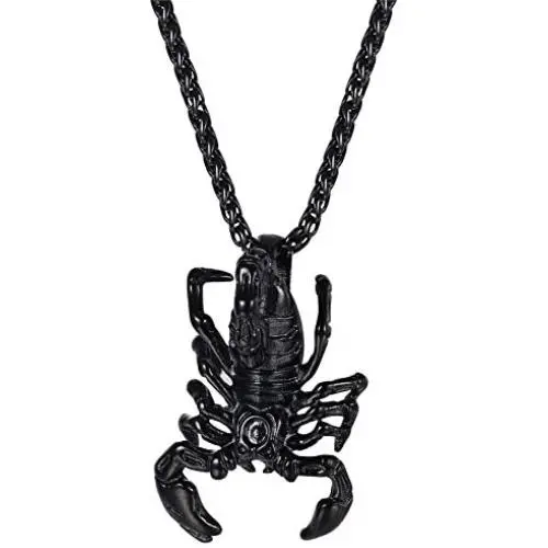 U7 Scorpio Necklace Pendant with Gold Plated Chain Zodiac Constellation Jewelry for Men/Women U7 Scorpio Necklace Pendant with Gold Plated Chain Zodiac Constellation Jewelry for Men/Women