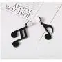 Acrylic Music Note Dangle Drop Earrings Punk Black Treble Clef Note Earrings Musical Jewelry for Women Hip Hop Party Gifts Acrylic Music Note Dangle Drop Earrings Punk Black Treble Clef Note Earrings Musical Jewelry for Women Hip Hop Party Gifts