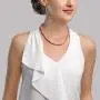 Pink Freshwater Cultured Pearl Necklace for Women in 18 Inch Length with 14K Gold and AAA Quality - THE PEARL SOURCE