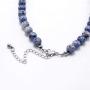 Colorose Bead Necklaces for Women Handmade Multi Color Stone Beaded Strand Choker Necklace with Earring Set