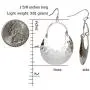 SPUNKYsoul Crescent Hammered Silver Earrings in Gold or Silver for Women SPUNKYsoul Crescent Hammered Silver Earrings in Gold or Silver for Women